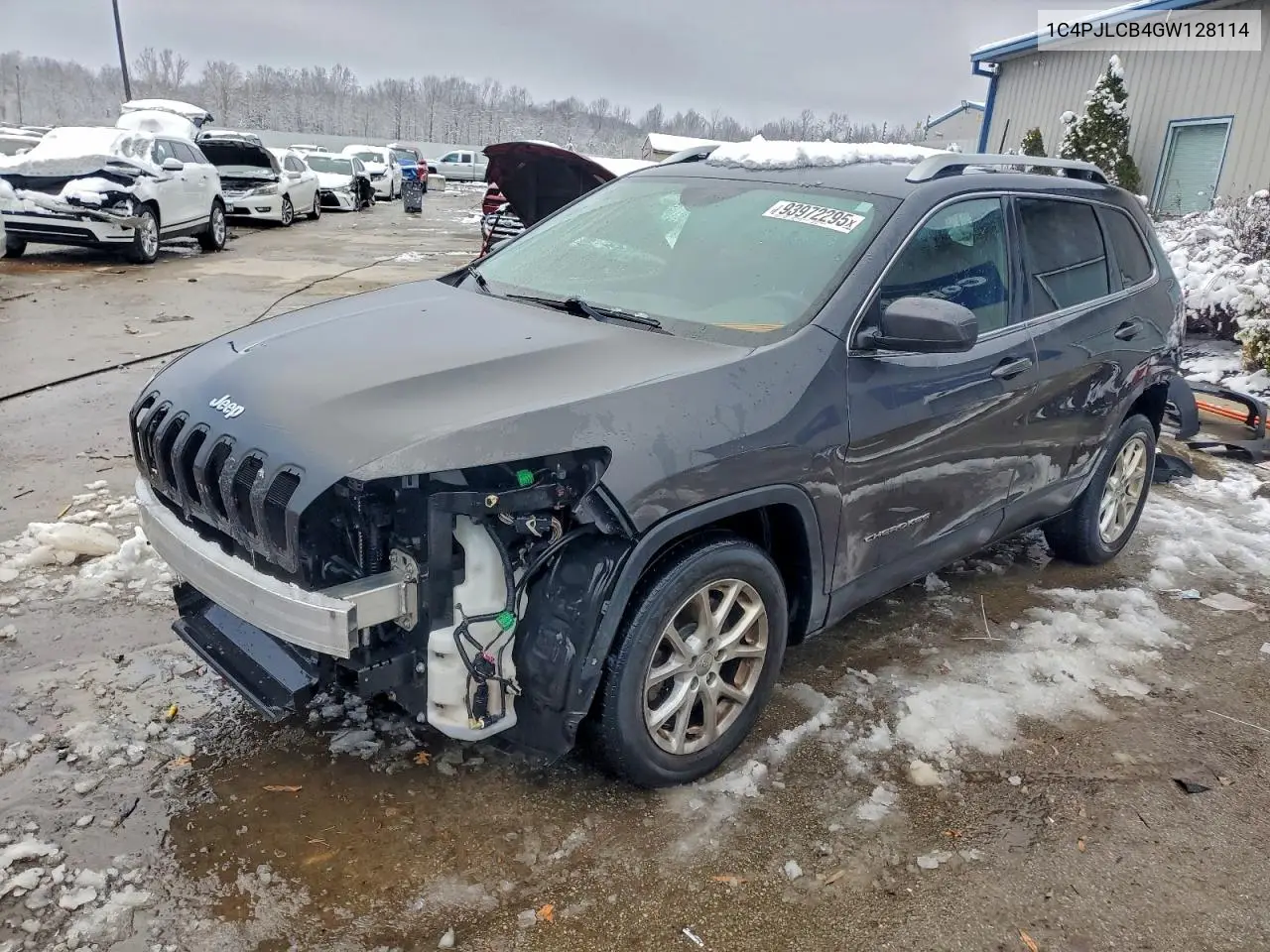 1C4PJLCB4GW128114 2016 Jeep Cherokee Latitude