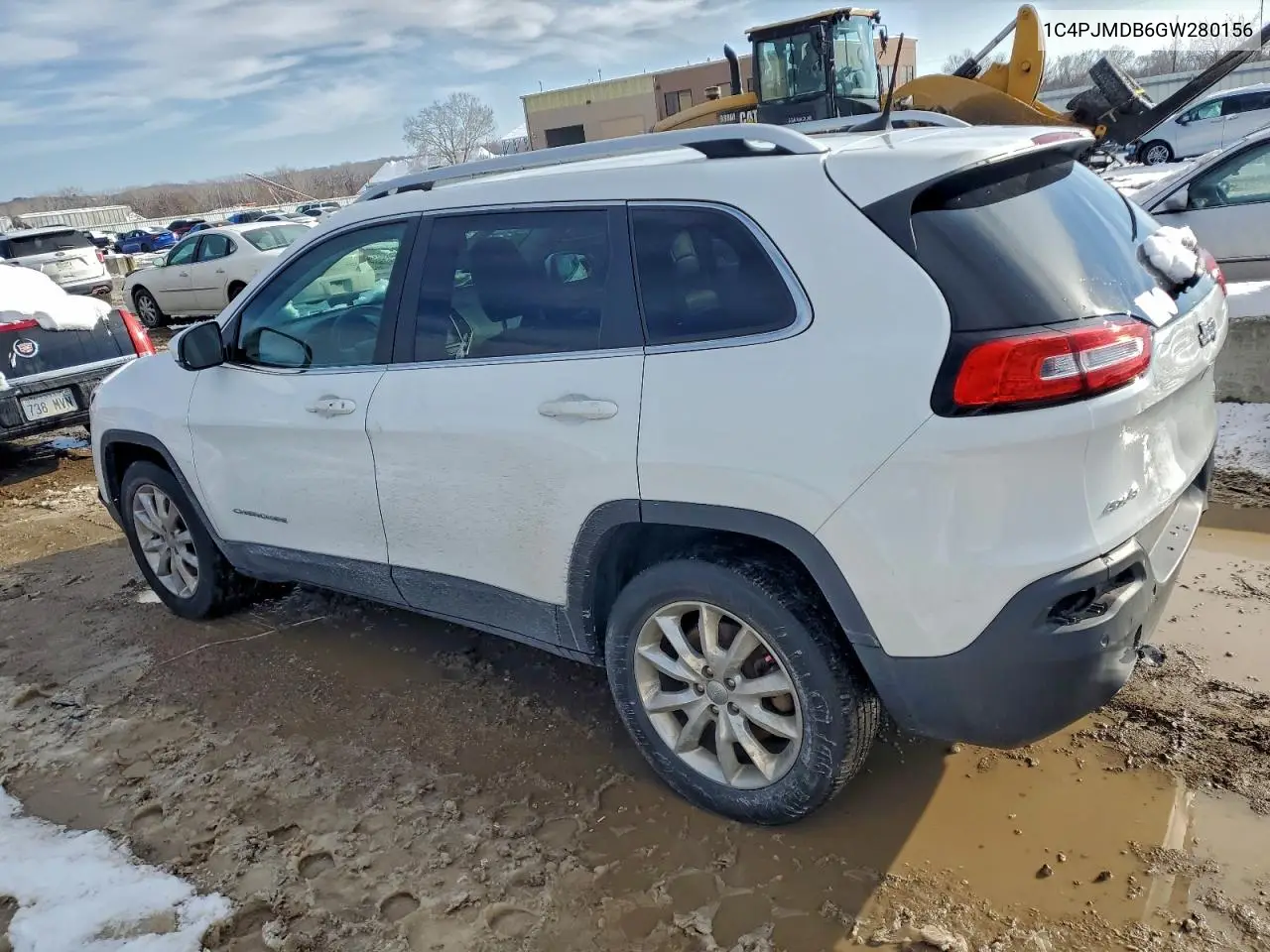 1C4PJMDB6GW280156 2016 Jeep Cherokee Limited