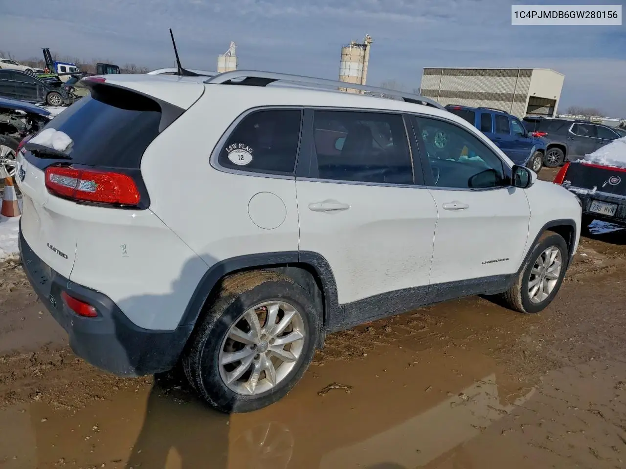1C4PJMDB6GW280156 2016 Jeep Cherokee Limited
