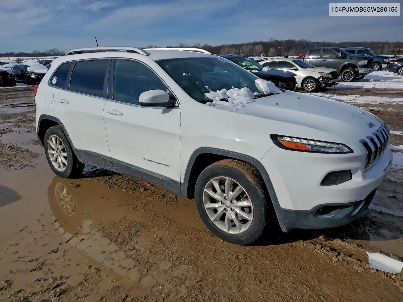 1C4PJMDB6GW280156 2016 Jeep Cherokee Limited
