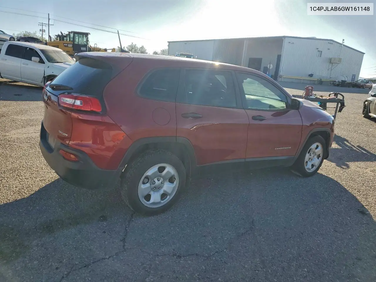 1C4PJLAB6GW161148 2016 Jeep Cherokee Sport