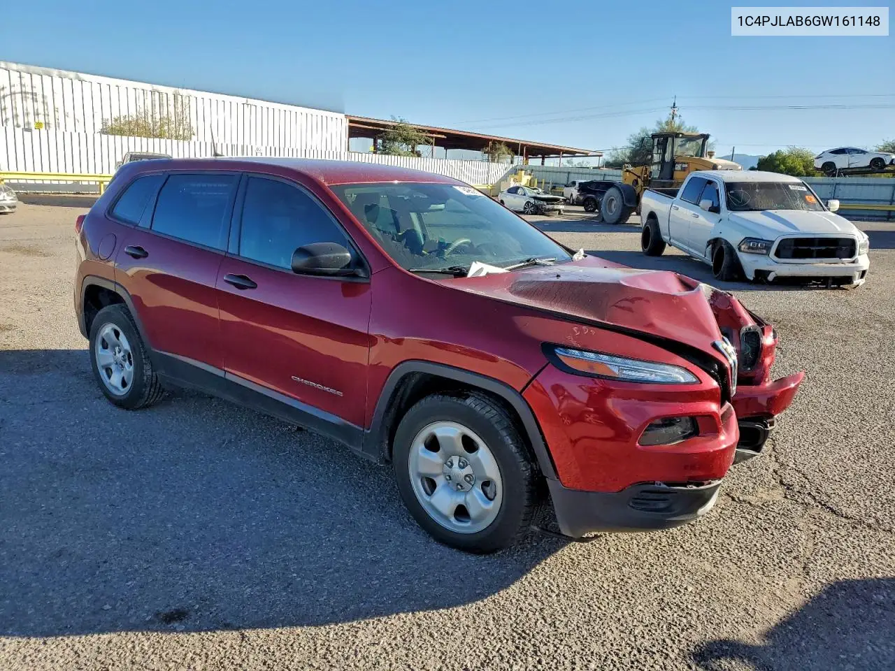 1C4PJLAB6GW161148 2016 Jeep Cherokee Sport