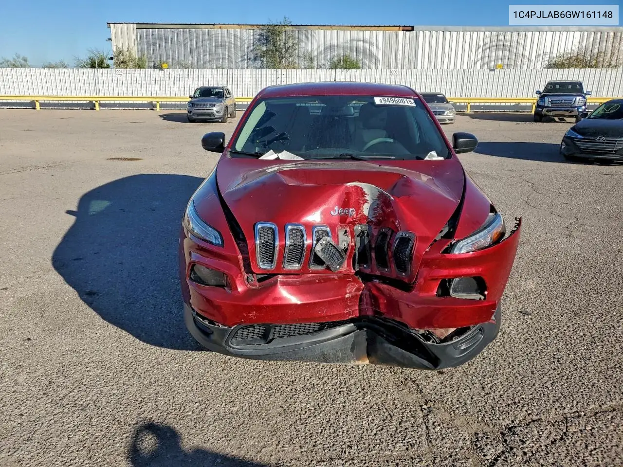1C4PJLAB6GW161148 2016 Jeep Cherokee Sport