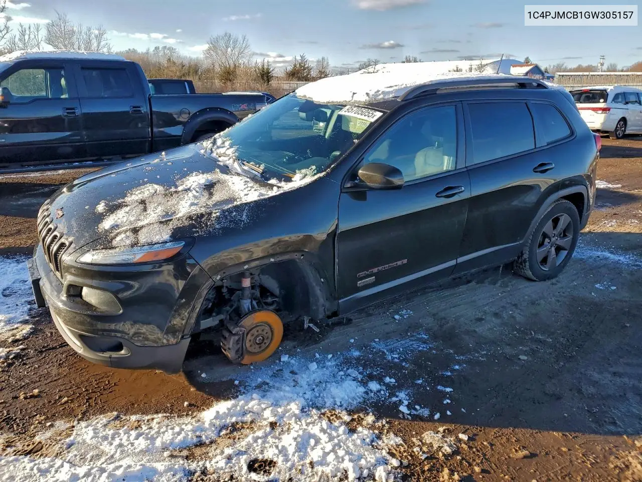1C4PJMCB1GW305157 2016 Jeep Cherokee Latitude