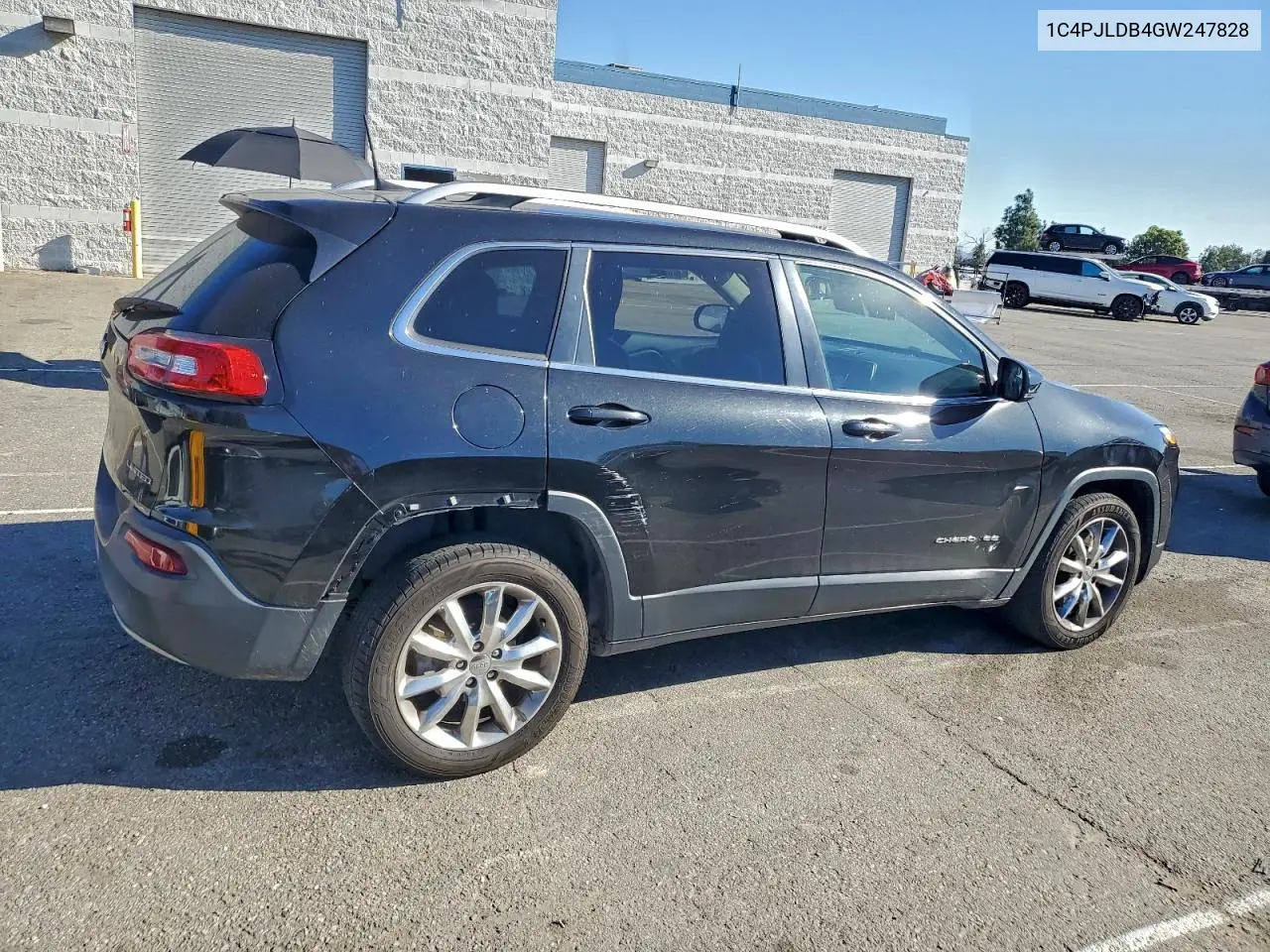 1C4PJLDB4GW247828 2016 Jeep Cherokee Limited