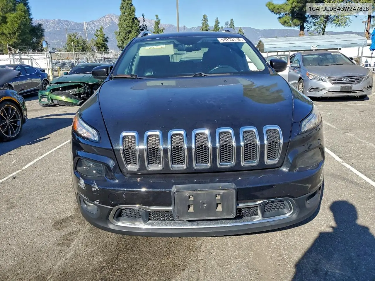 1C4PJLDB4GW247828 2016 Jeep Cherokee Limited