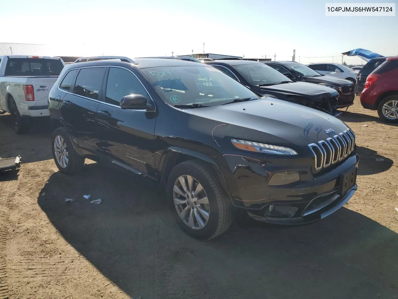 2017 Jeep Cherokee Overland VIN: 1C4PJMJS6HW547124 Lot: 70432494