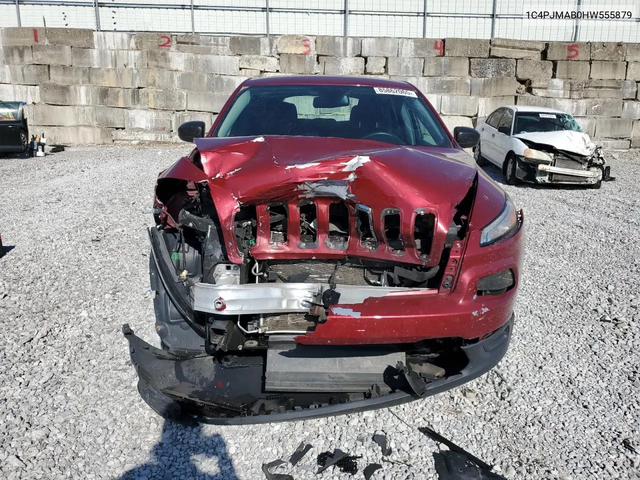 1C4PJMAB0HW555879 2017 Jeep Cherokee Sport