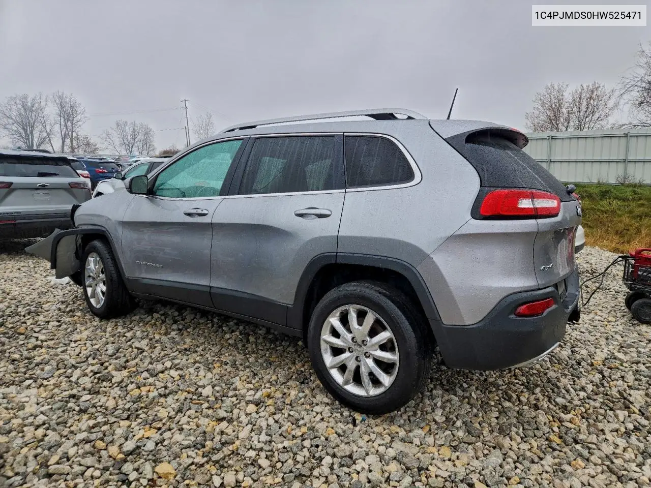 1C4PJMDS0HW525471 2017 Jeep Cherokee Limited