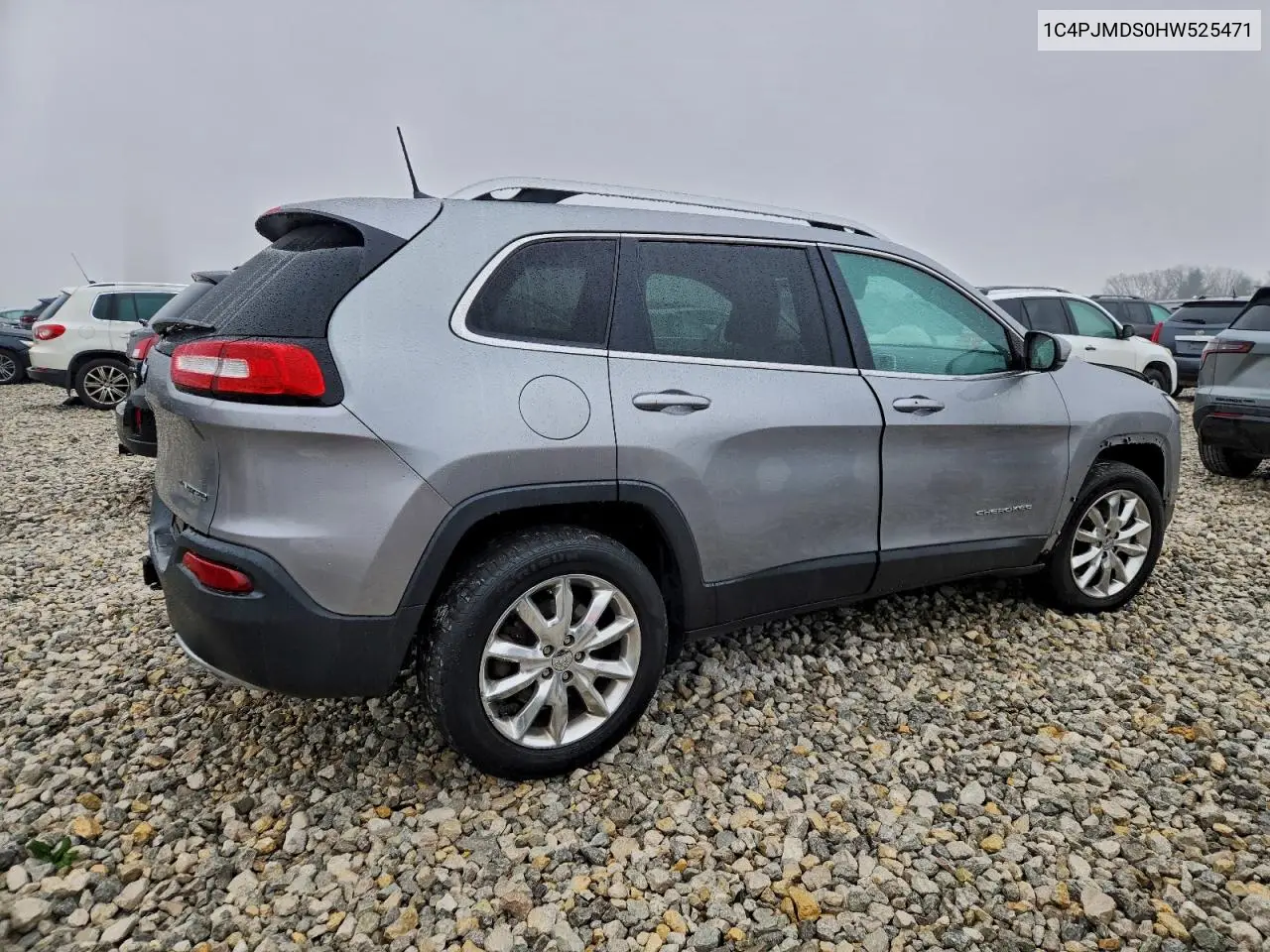 1C4PJMDS0HW525471 2017 Jeep Cherokee Limited
