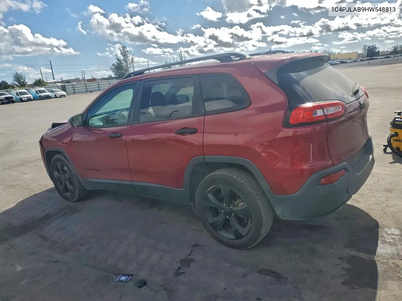 1C4PJLAB9HW548813 2017 Jeep Cherokee Sport
