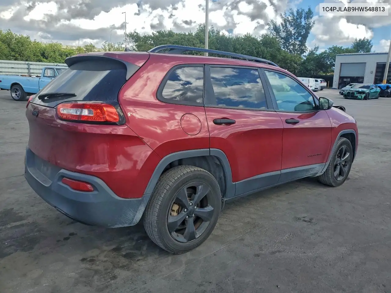 1C4PJLAB9HW548813 2017 Jeep Cherokee Sport