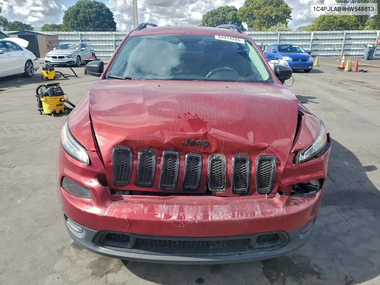 1C4PJLAB9HW548813 2017 Jeep Cherokee Sport