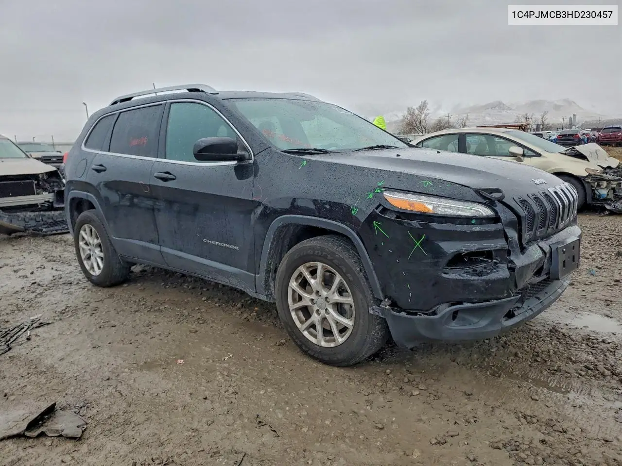 1C4PJMCB3HD230457 2017 Jeep Cherokee Latitude
