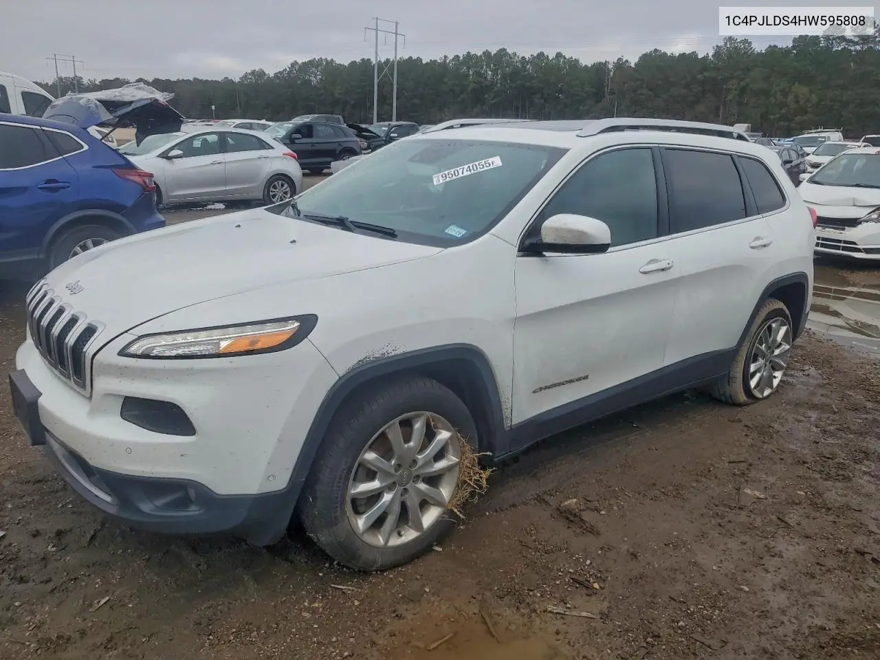 1C4PJLDS4HW595808 2017 Jeep Cherokee Limited