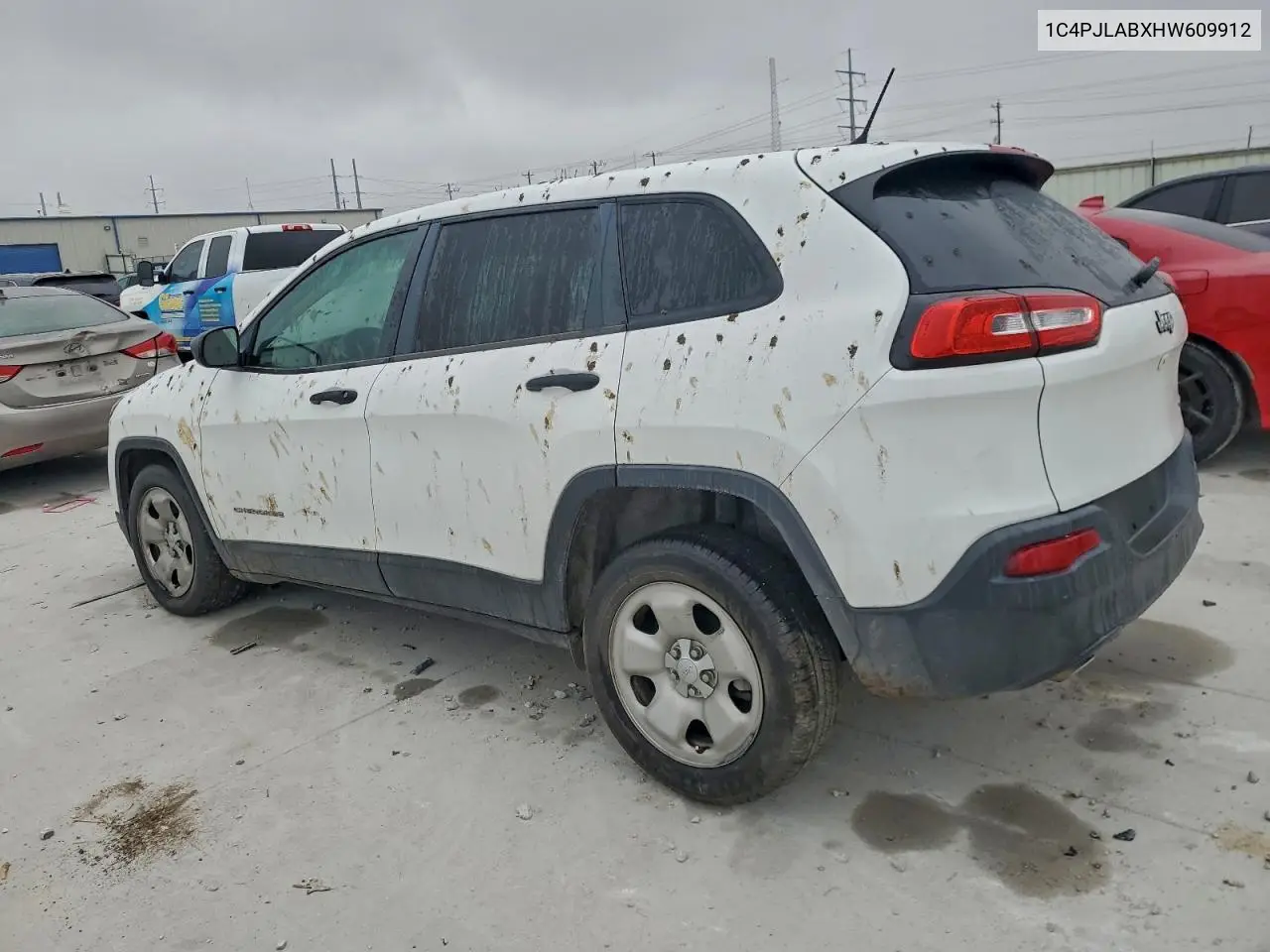 1C4PJLABXHW609912 2017 Jeep Cherokee Sport