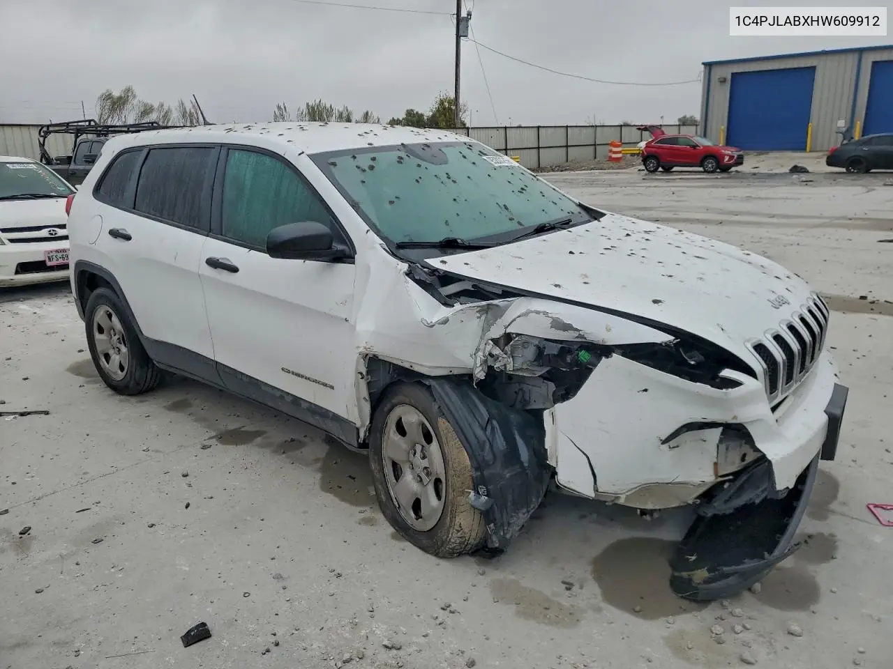 1C4PJLABXHW609912 2017 Jeep Cherokee Sport