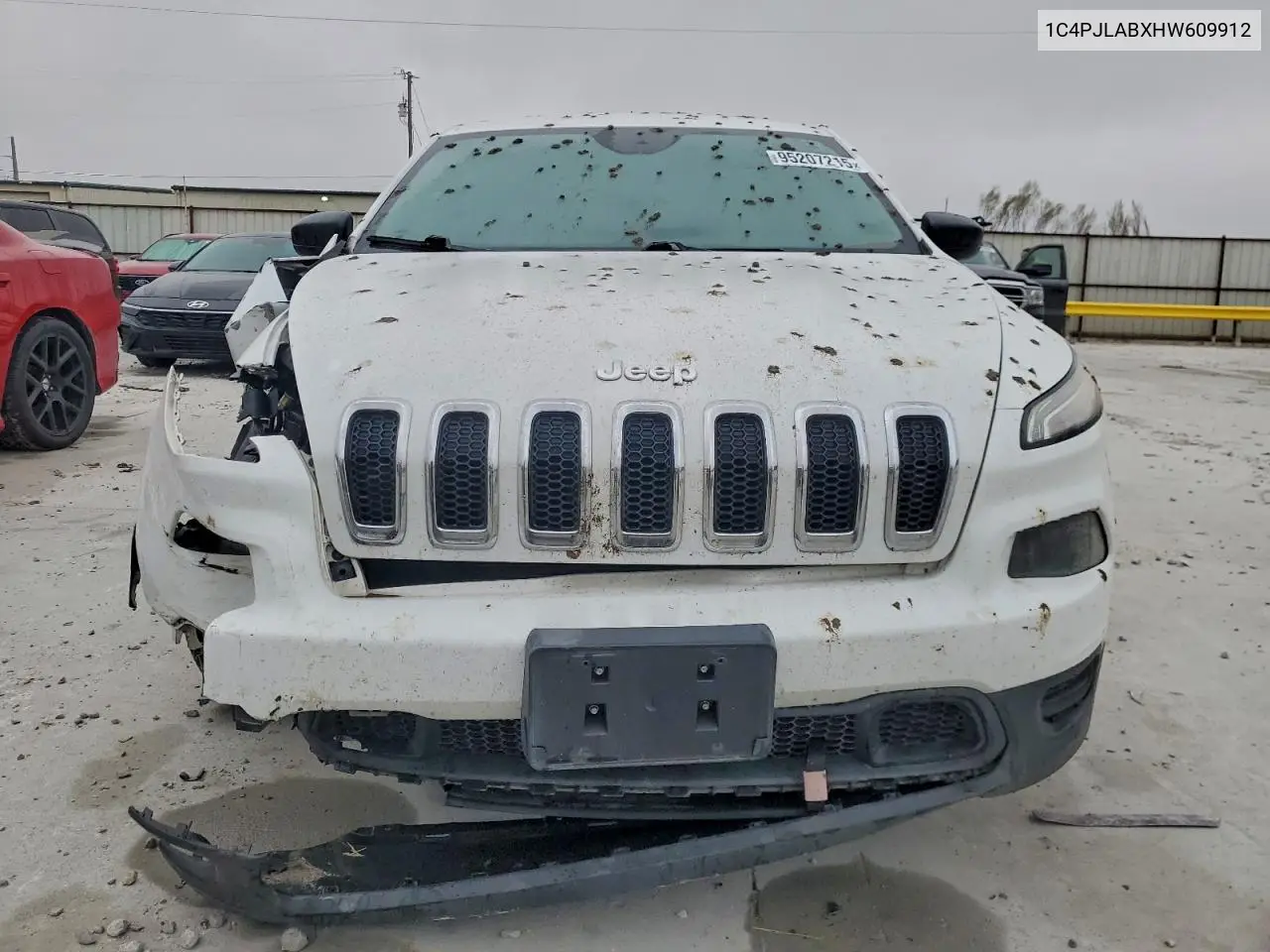 1C4PJLABXHW609912 2017 Jeep Cherokee Sport