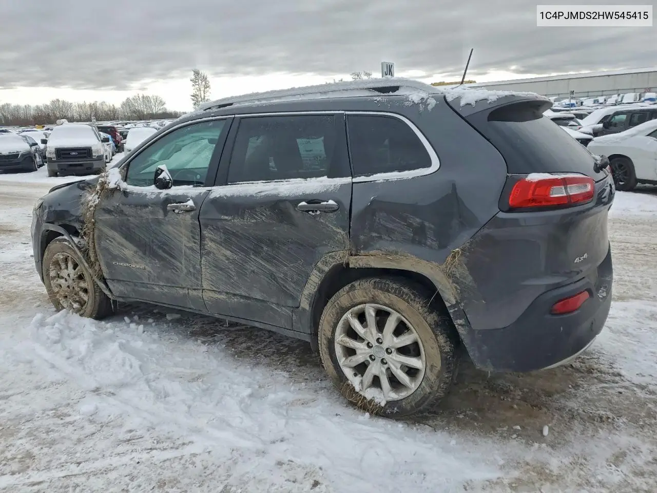 1C4PJMDS2HW545415 2017 Jeep Cherokee Limited