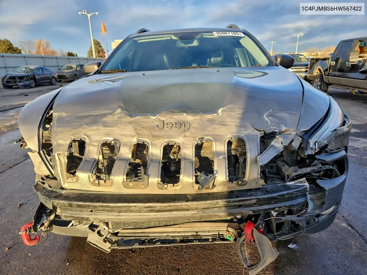 1C4PJMBS6HW567422 2017 Jeep Cherokee Trailhawk