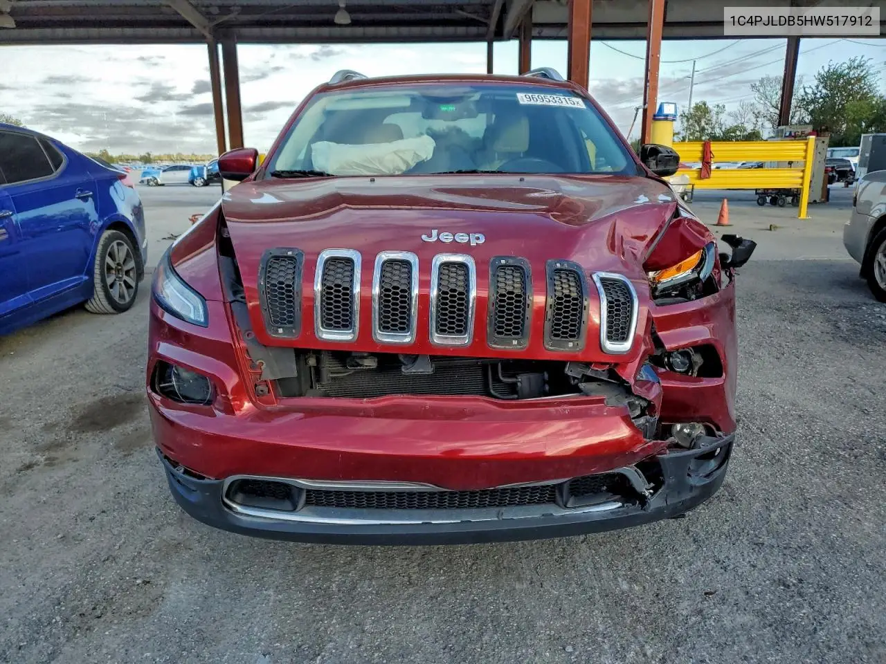 1C4PJLDB5HW517912 2017 Jeep Cherokee Limited