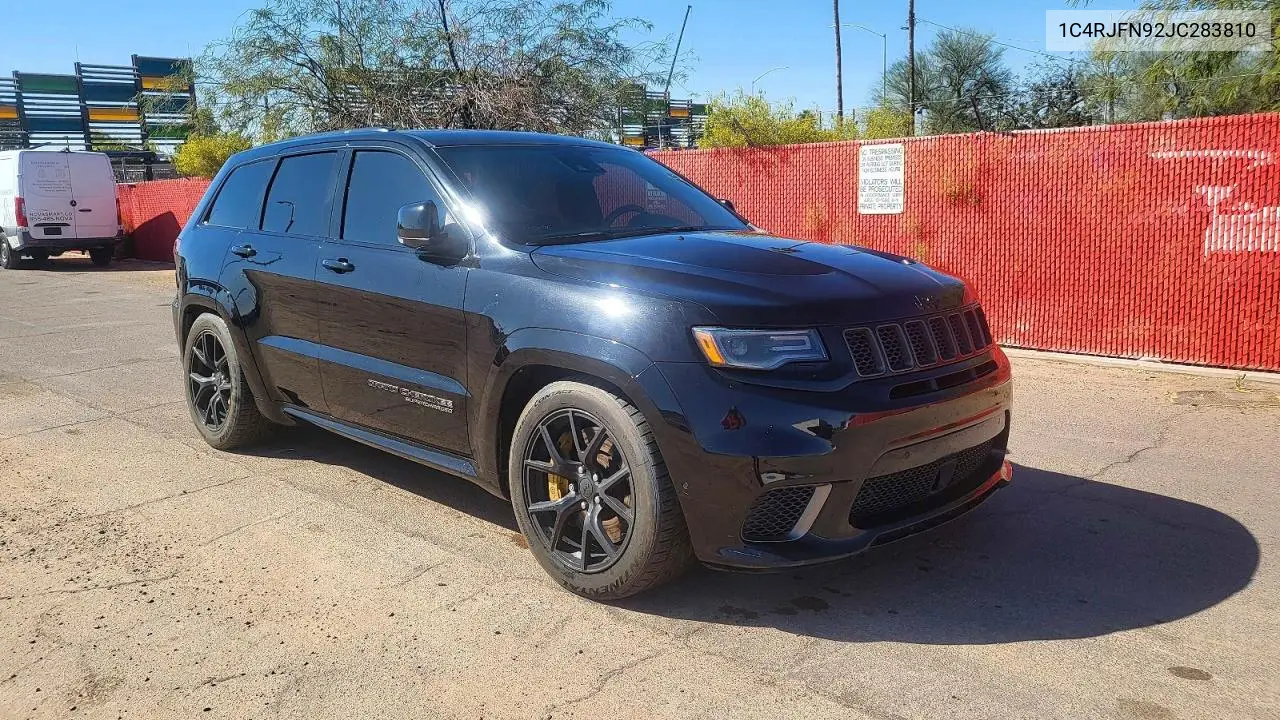 1C4RJFN92JC283810 2018 Jeep Grand Cherokee Trackhawk