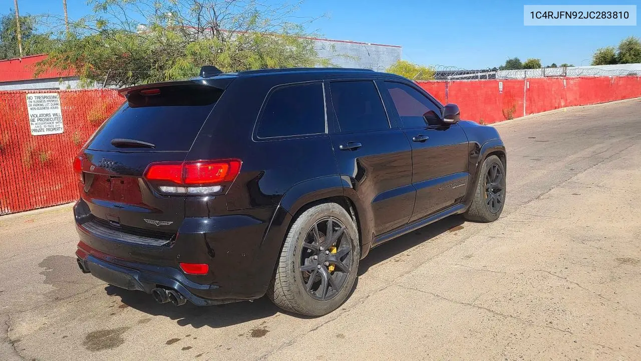 1C4RJFN92JC283810 2018 Jeep Grand Cherokee Trackhawk