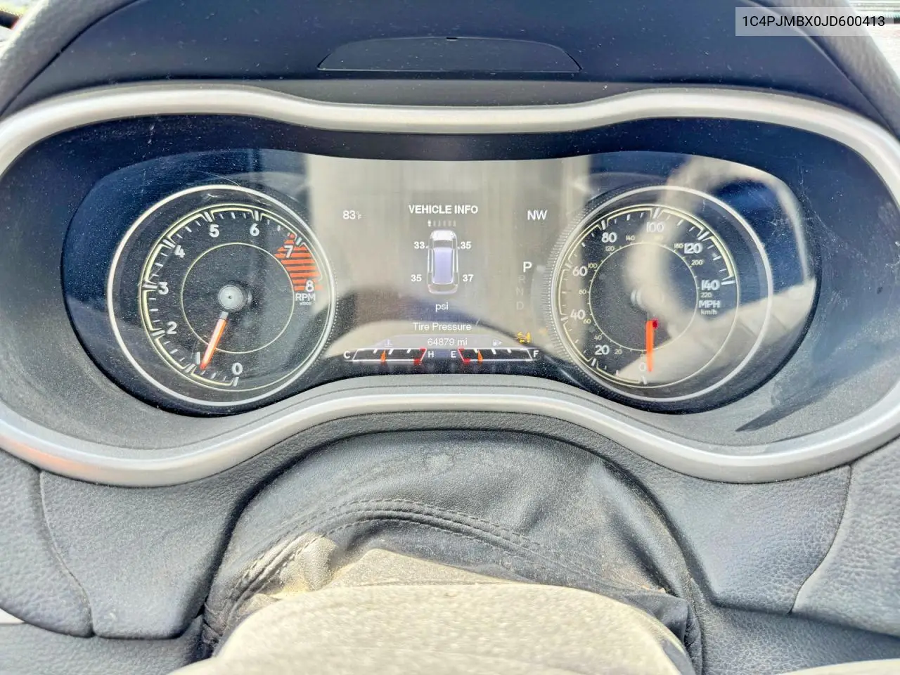 1C4PJMBX0JD600413 2018 Jeep Cherokee Trailhawk