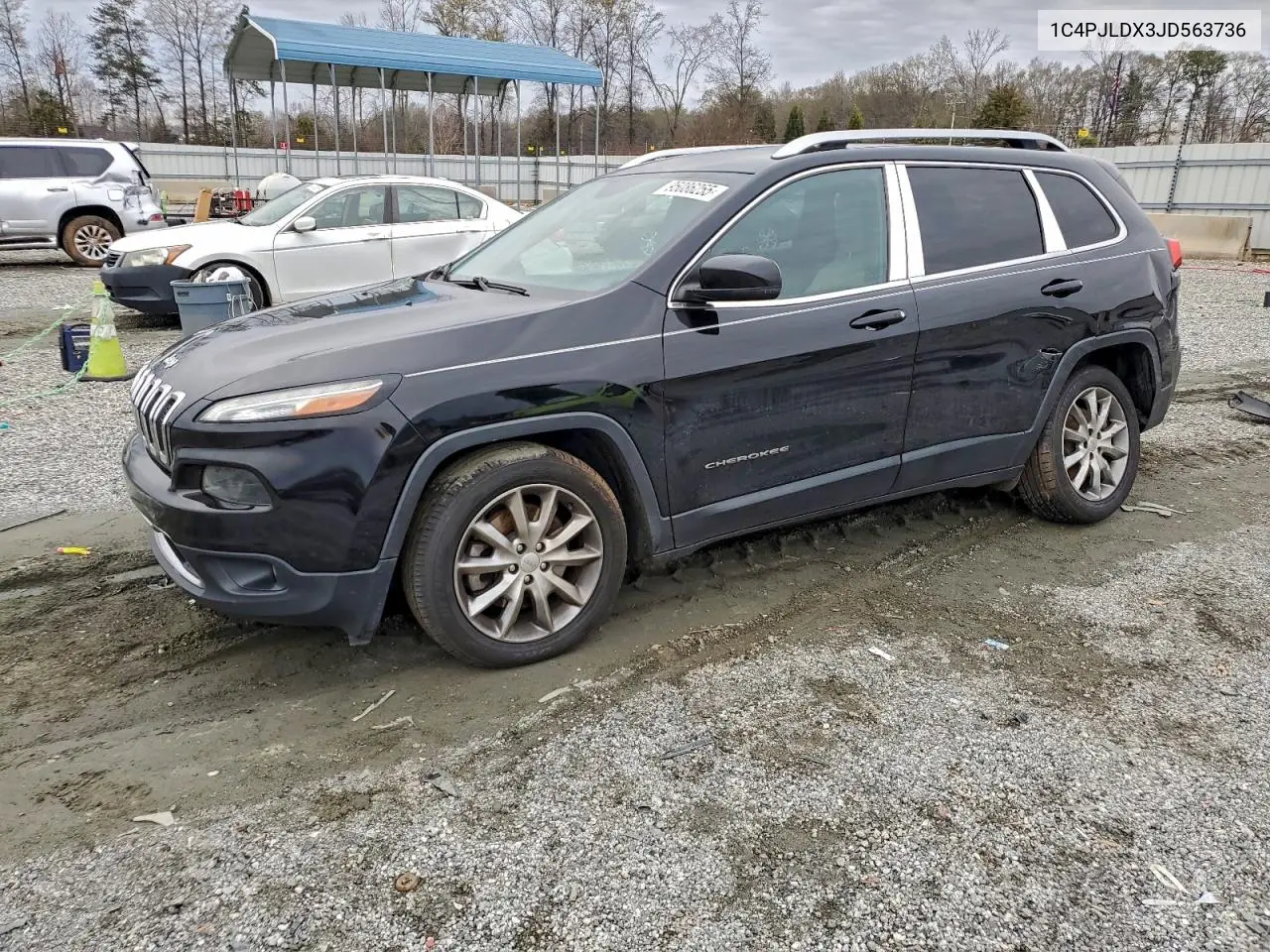 1C4PJLDX3JD563736 2018 Jeep Cherokee Limited