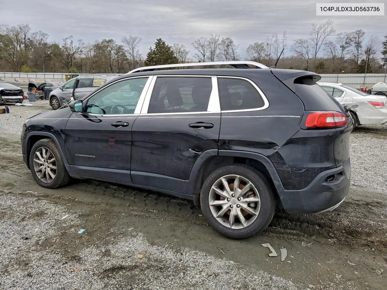 1C4PJLDX3JD563736 2018 Jeep Cherokee Limited