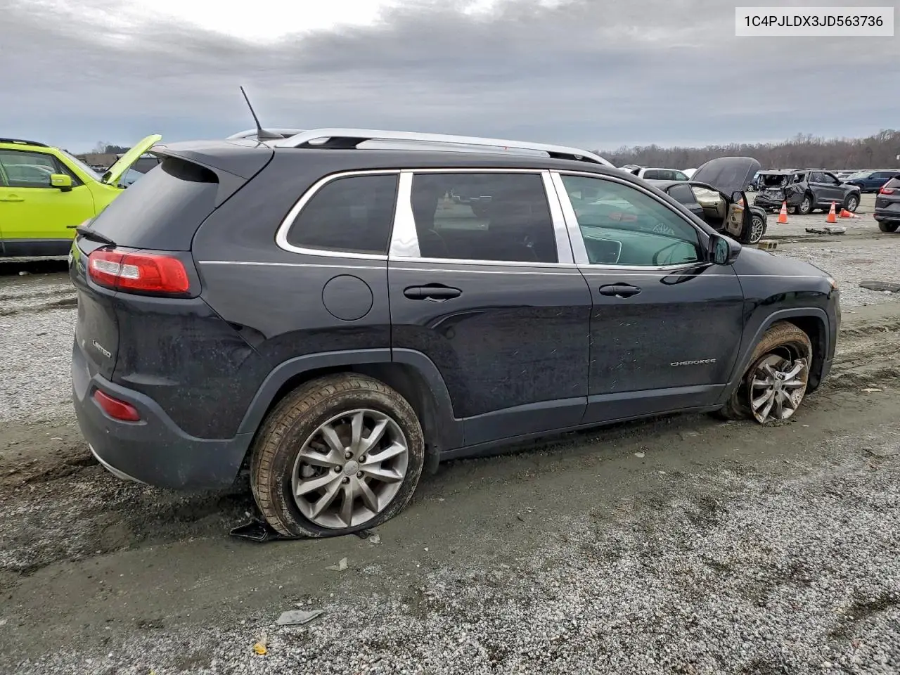 1C4PJLDX3JD563736 2018 Jeep Cherokee Limited