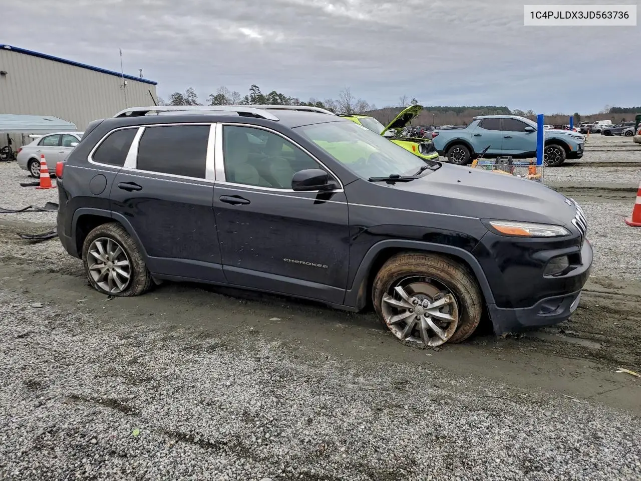 1C4PJLDX3JD563736 2018 Jeep Cherokee Limited