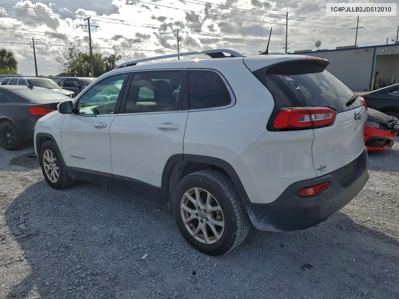 1C4PJLLB2JD512010 2018 Jeep Cherokee Latitude Plus