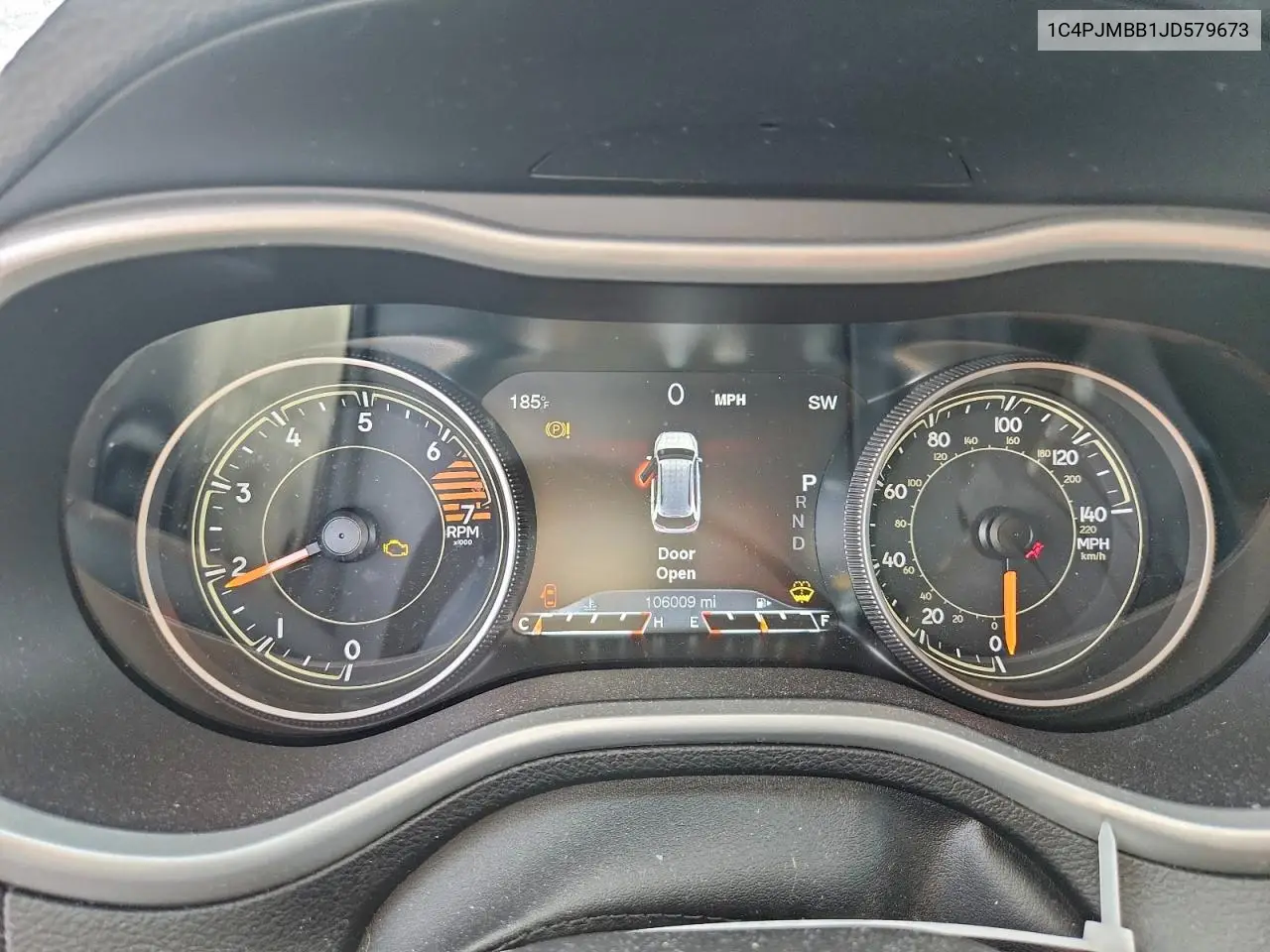 1C4PJMBB1JD579673 2018 Jeep Cherokee Trailhawk