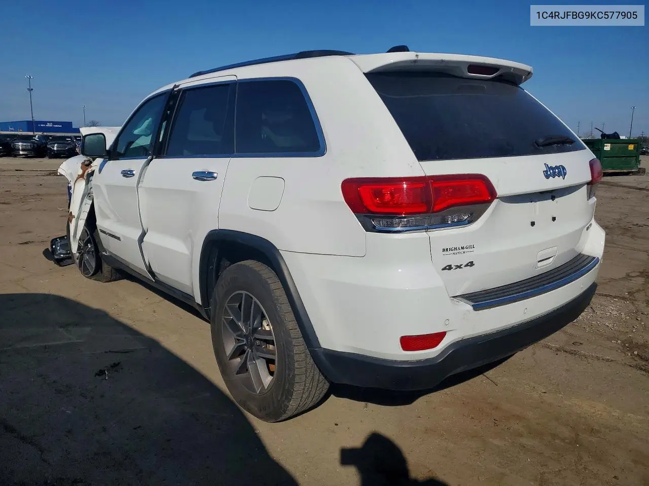 1C4RJFBG9KC577905 2019 Jeep Grand Cherokee Limited