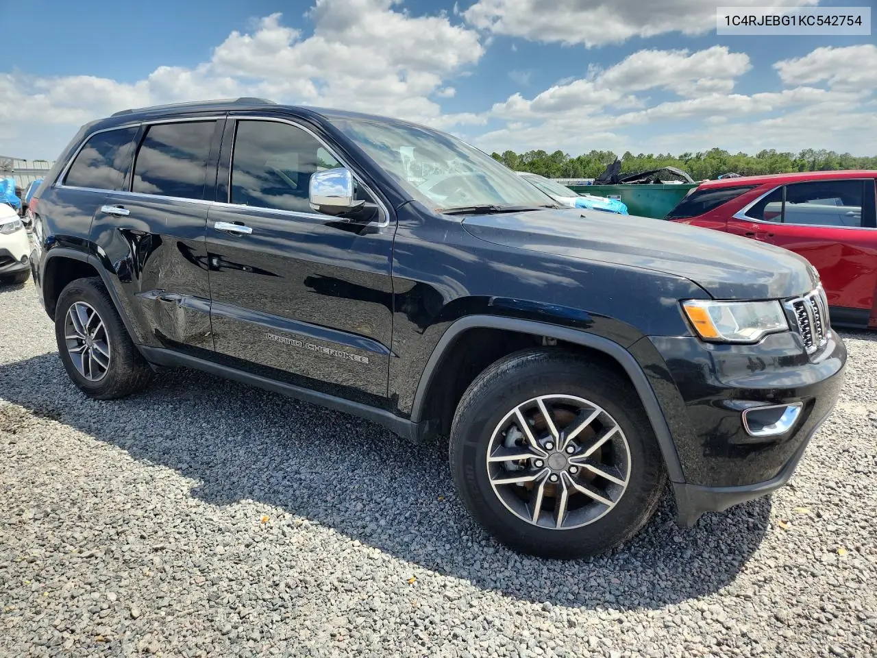 1C4RJEBG1KC542754 2019 Jeep Grand Cherokee Limited