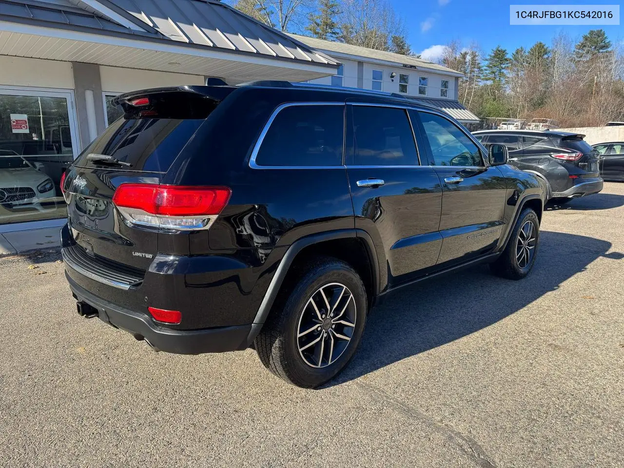 1C4RJFBG1KC542016 2019 Jeep Grand Cherokee Limited