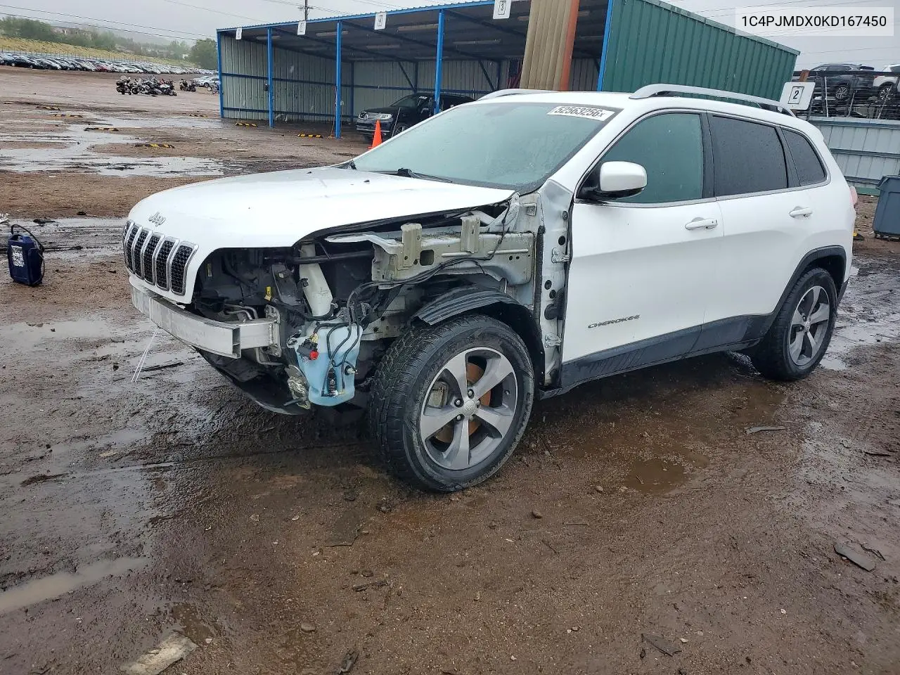 1C4PJMDX0KD167450 2019 Jeep Cherokee Limited