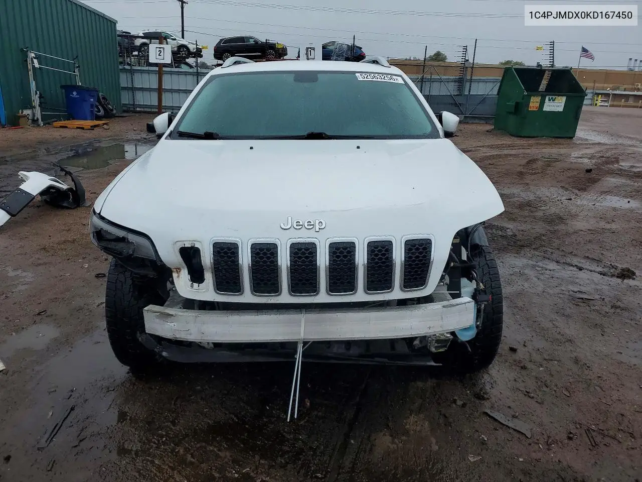 1C4PJMDX0KD167450 2019 Jeep Cherokee Limited