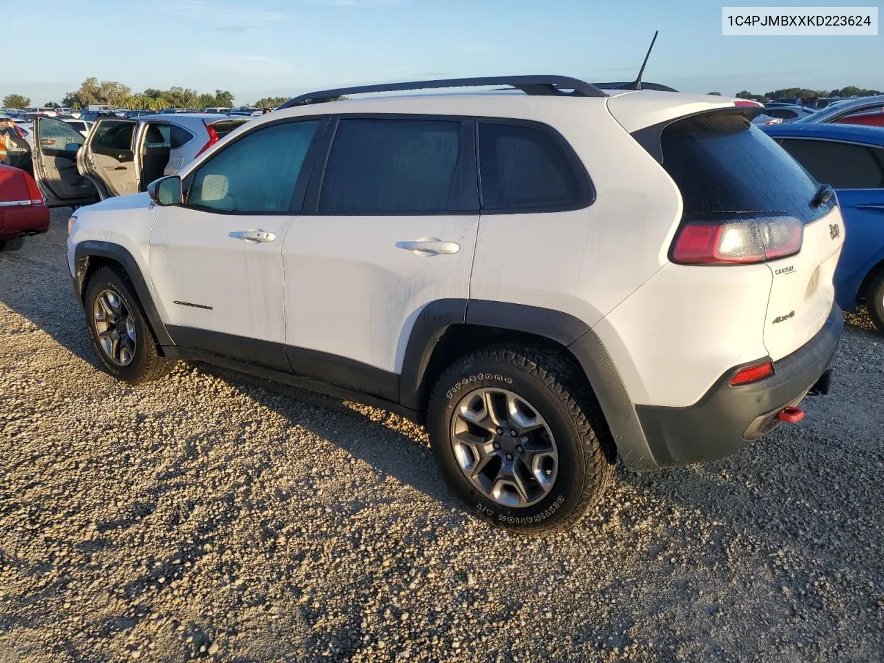 1C4PJMBXXKD223624 2019 Jeep Cherokee Trailhawk