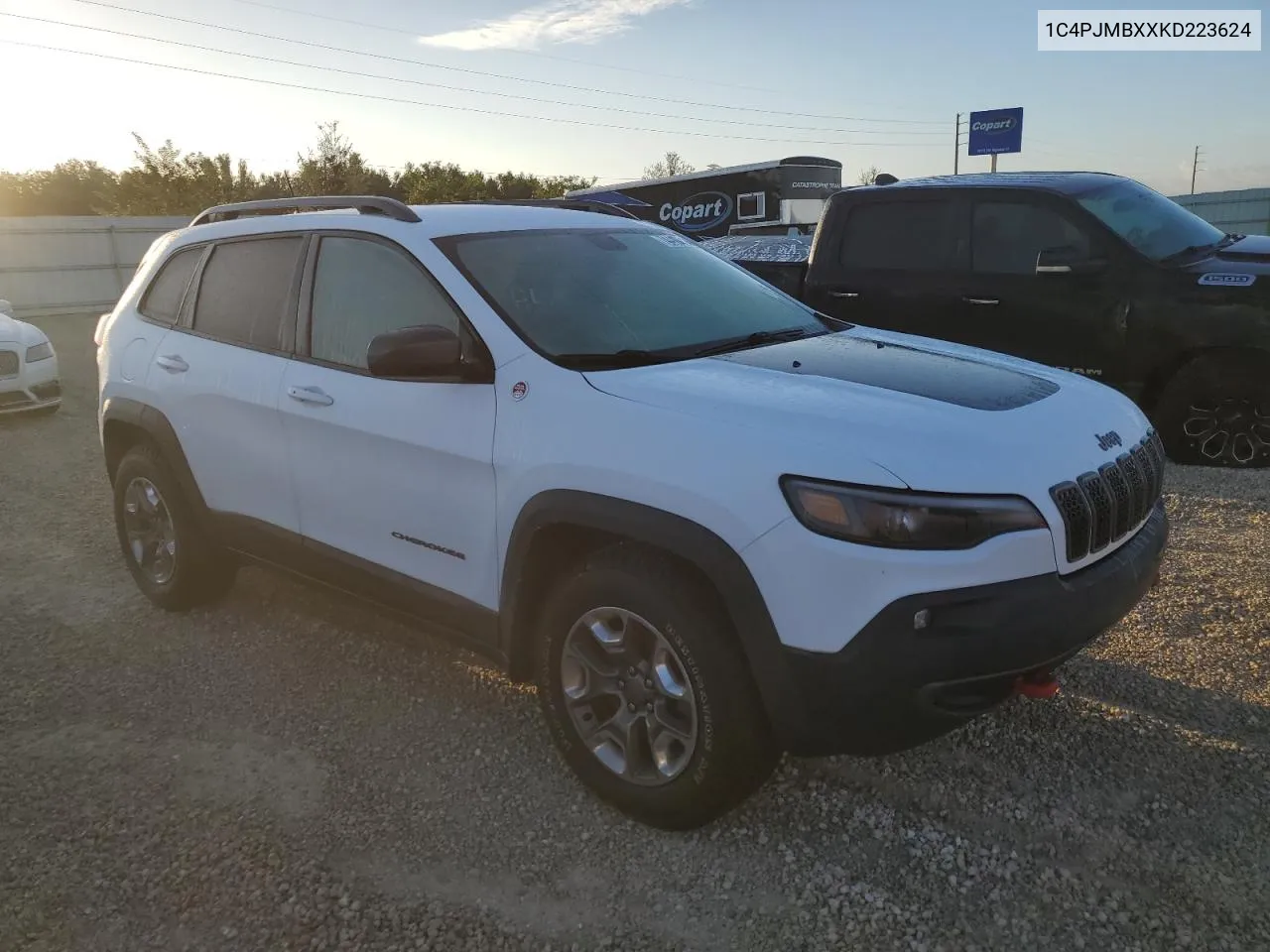 1C4PJMBXXKD223624 2019 Jeep Cherokee Trailhawk