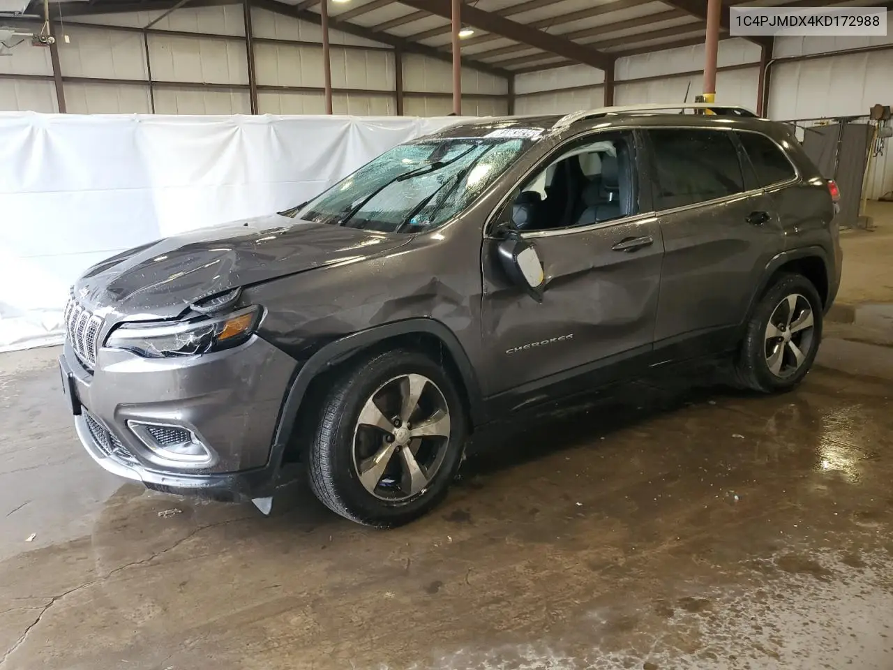 1C4PJMDX4KD172988 2019 Jeep Cherokee Limited