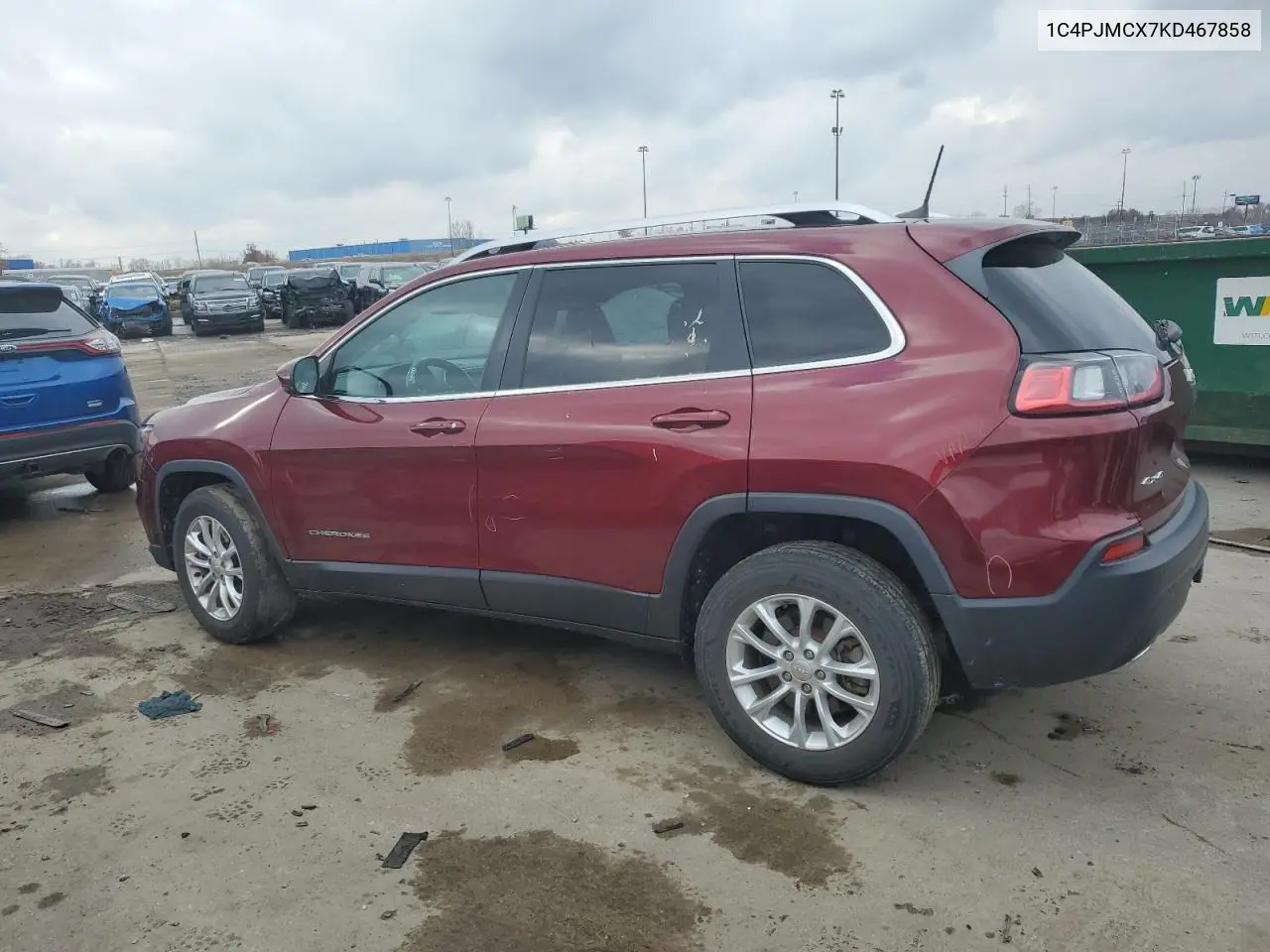 1C4PJMCX7KD467858 2019 Jeep Cherokee Latitude