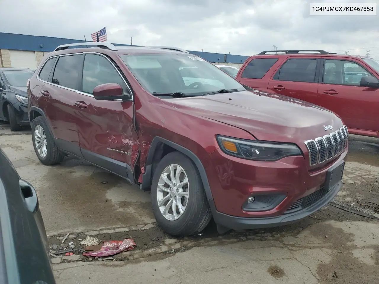 1C4PJMCX7KD467858 2019 Jeep Cherokee Latitude