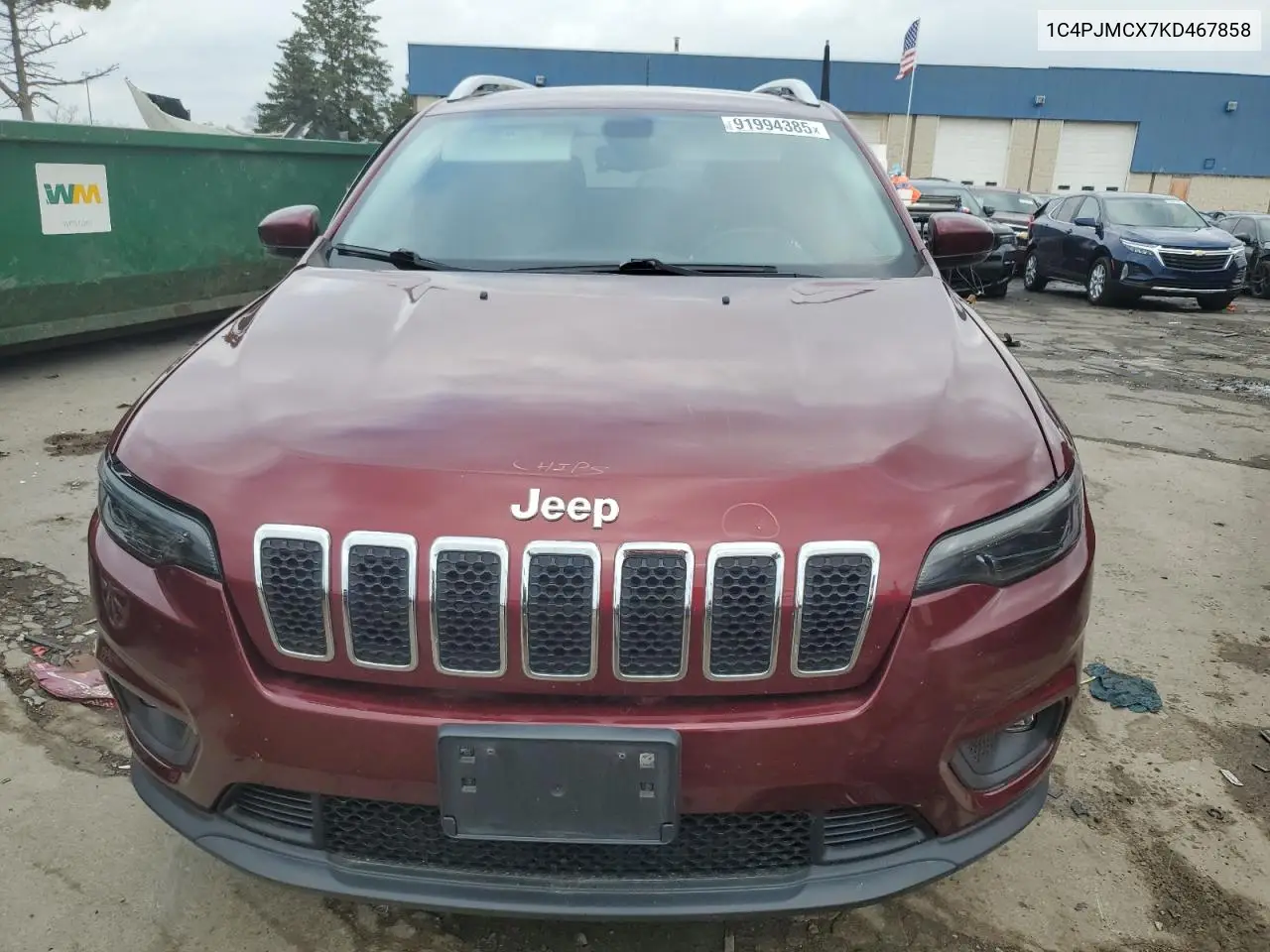 1C4PJMCX7KD467858 2019 Jeep Cherokee Latitude