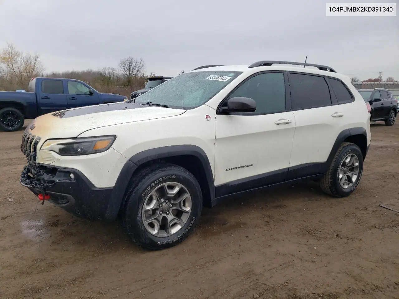 1C4PJMBX2KD391340 2019 Jeep Cherokee Trailhawk