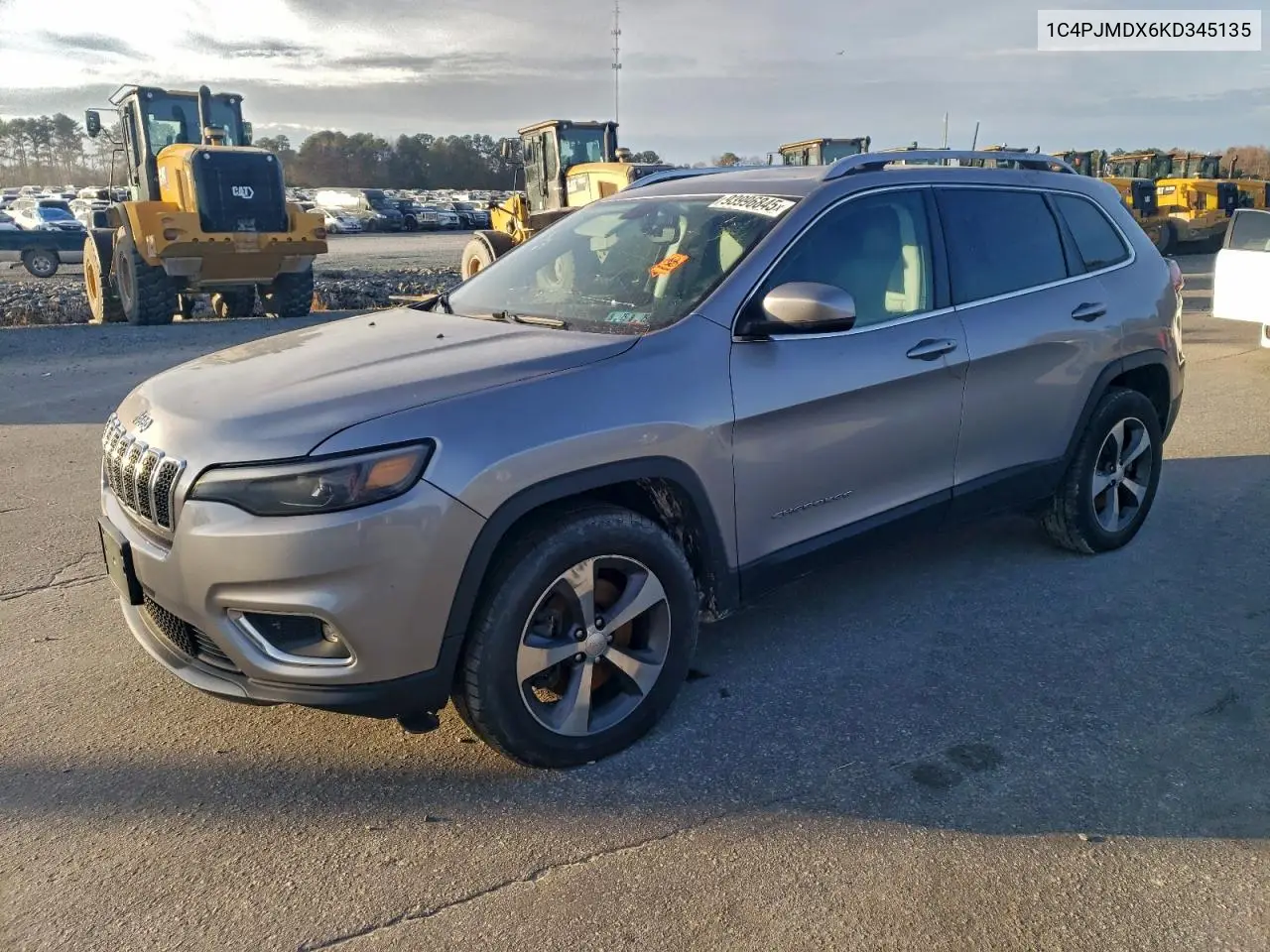 1C4PJMDX6KD345135 2019 Jeep Cherokee Limited