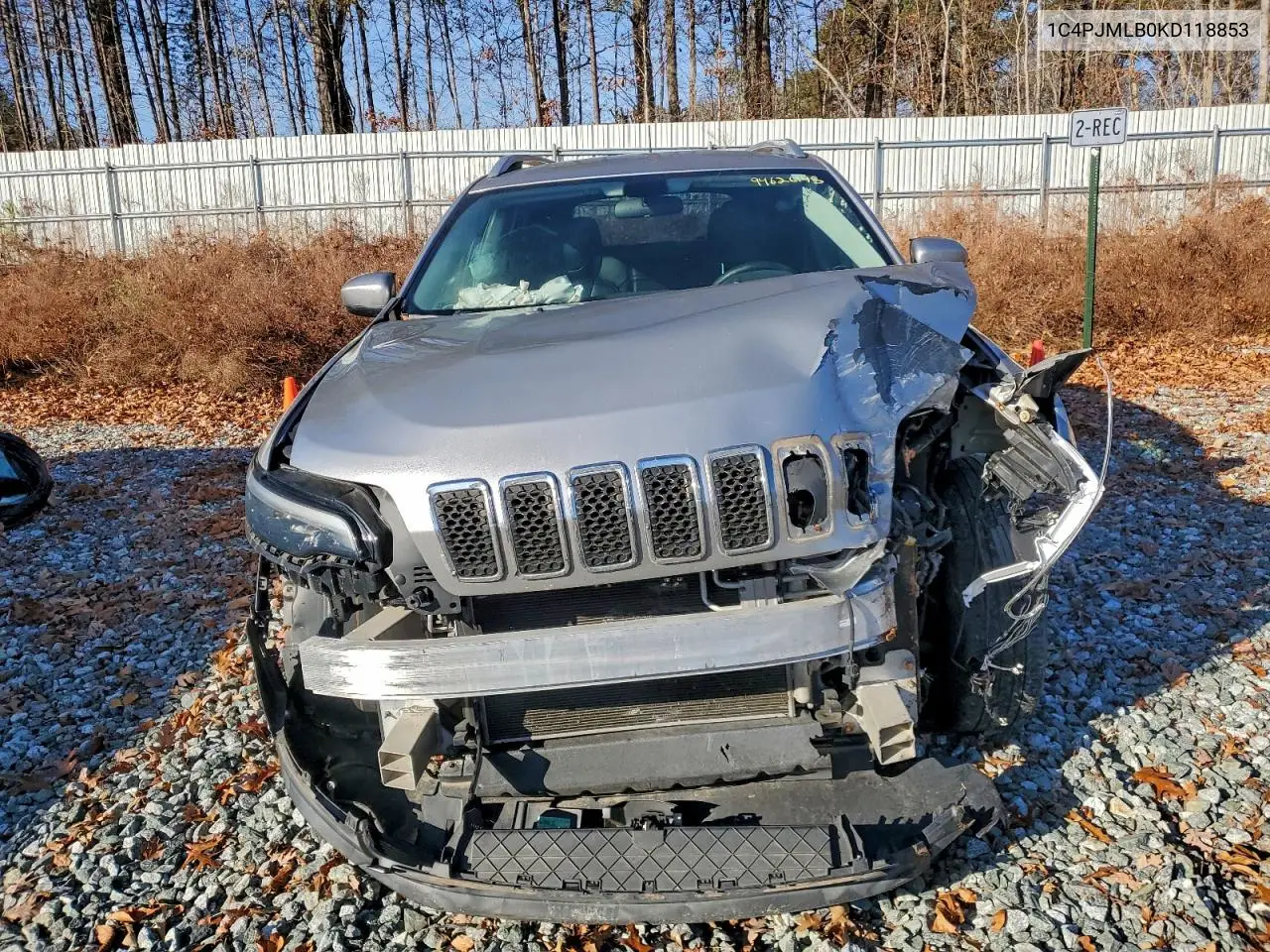 1C4PJMLB0KD118853 2019 Jeep Cherokee Latitude Plus