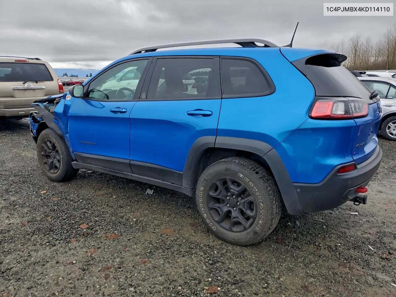 1C4PJMBX4KD114110 2019 Jeep Cherokee Trailhawk