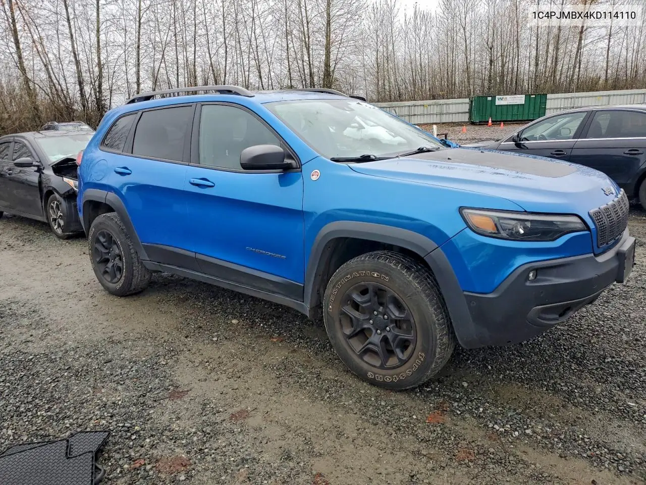 1C4PJMBX4KD114110 2019 Jeep Cherokee Trailhawk